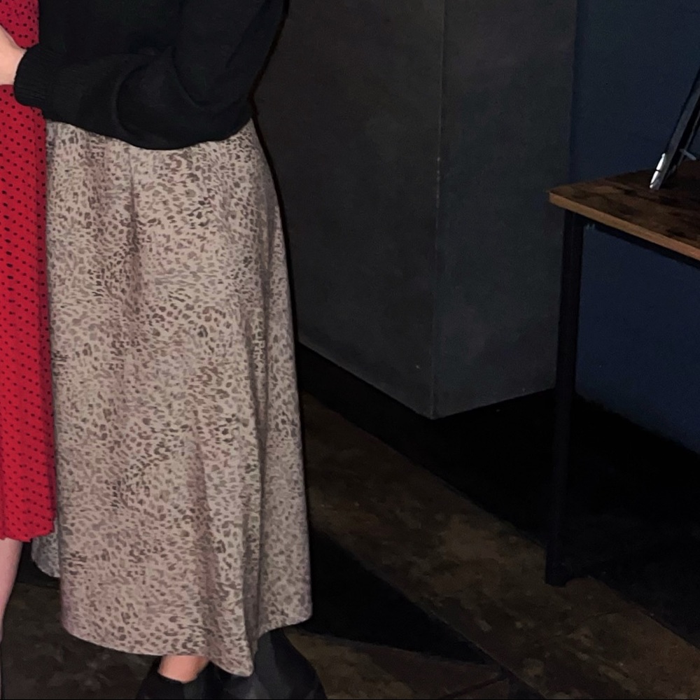 Cheetah Print long skirt